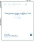 Bank Financing to Small and Medium-Sized Enterprises (SMEs) in Colombia