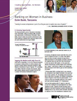 Banking on Women in Business - Case Study: Tanzania