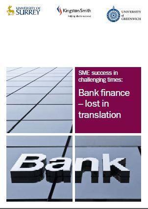 SME access to bank finance in the UK: Lost in translation