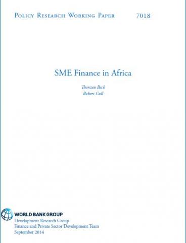 SME Finance in Africa - Research paper